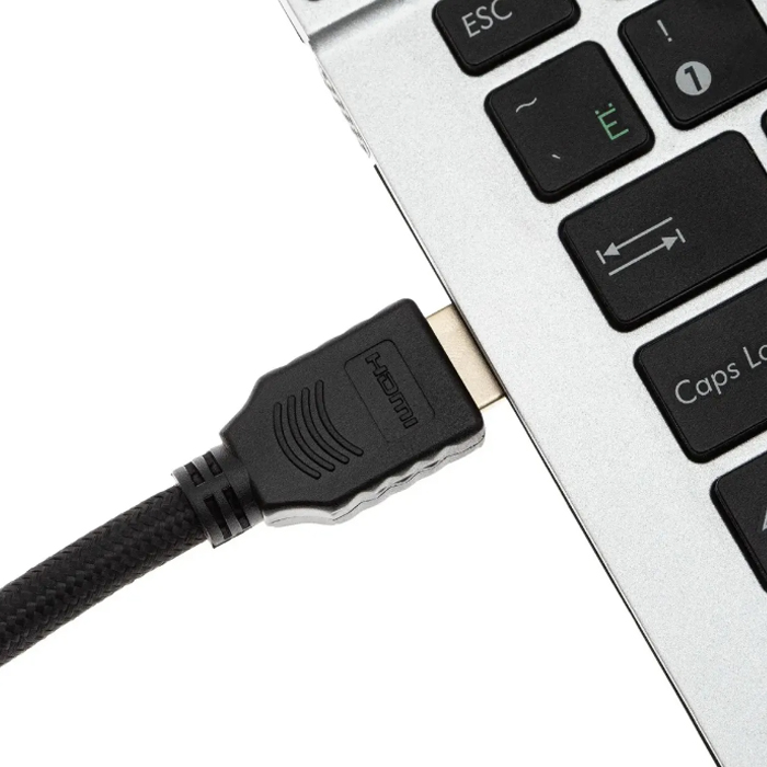 Кабель HDMI - HDMI 1.8m Cactus (ver 2.0) блистер / 4к 14,4 Гбит/с, 60Гц  CS-HDMI.2-1.8