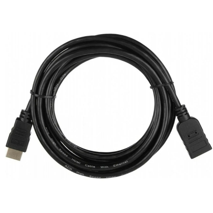 Удлинитель HDMI (F) - HDMI (M)  3.0m ACD (ver 1.4) ACD-DHHF1-30B