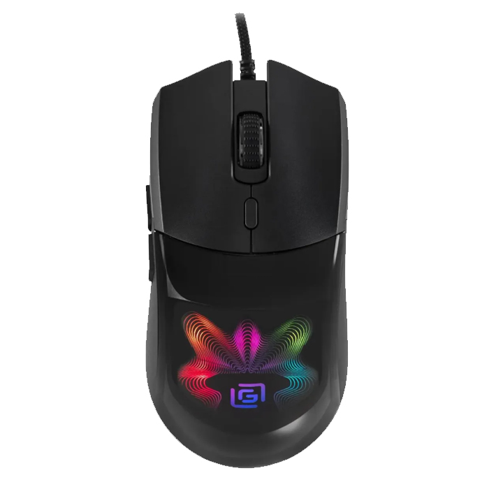 Мышь Оклик 714GM черный оптич. 7200dpi USB 6but (1620717)