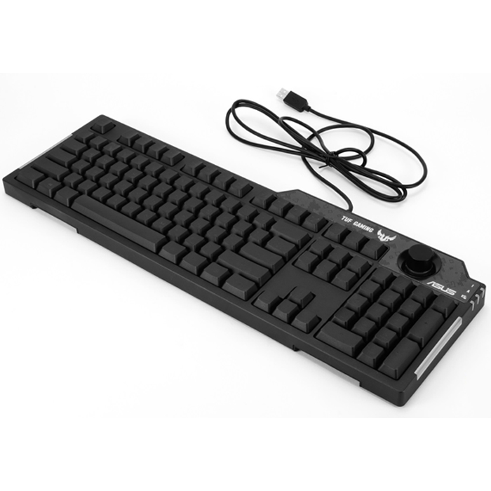 клавиатура Asus клавиатура RA04 TUF GAMING K1/RU Black USB