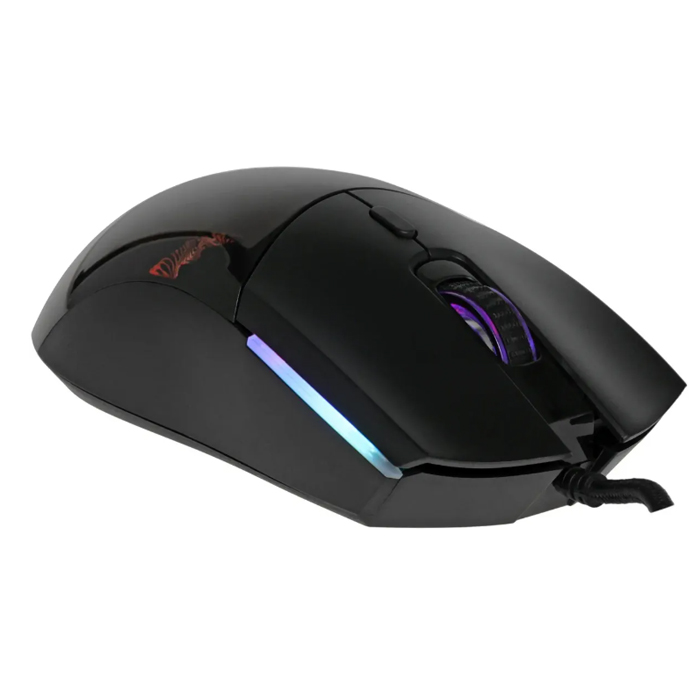 Мышь Оклик 714GM черный оптич. 7200dpi USB 6but (1620717)