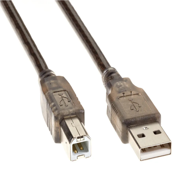 КБ~ кабель для принтера USB 2.0 A-B (printer), 1.8м белый Telecom