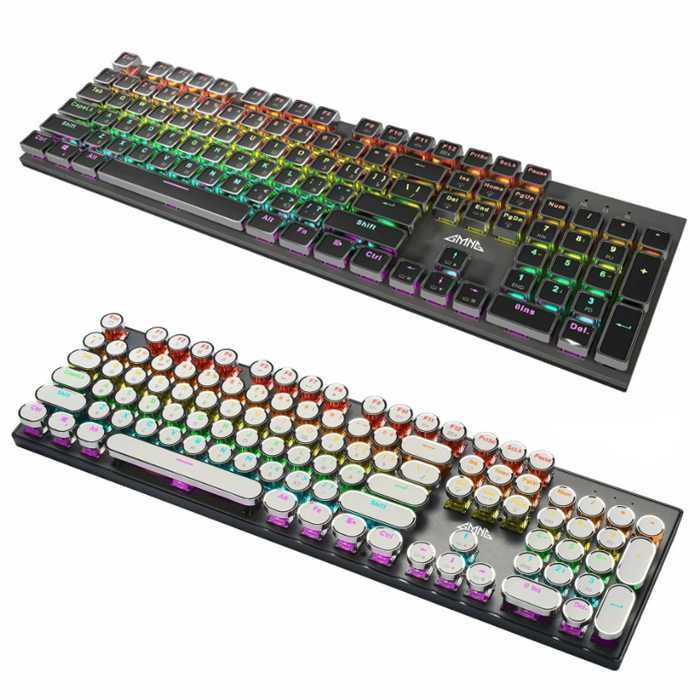 Клавиатура GMNG GG-KB815X механическая черный/белый USB Multimedia for gamer LED (1913914)