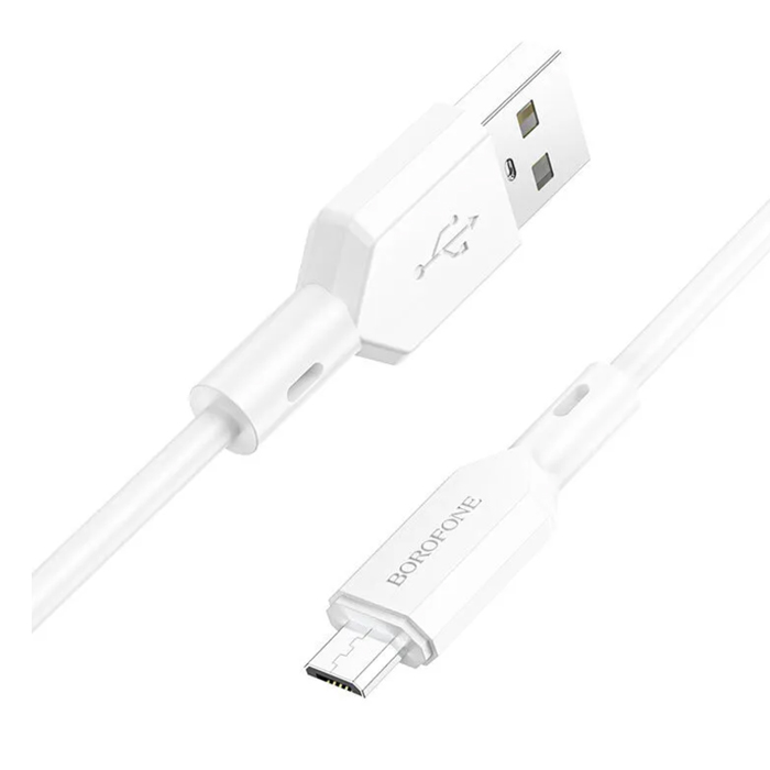 Micro USB - кабель 1.0m Borofone BX70 Shengda (Black) 6974443384499
