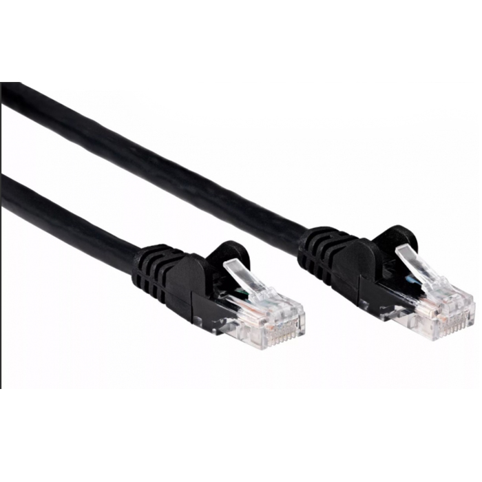 Патчкорд UTP Категория 6 -  2,0м AOpen ANP612B-BK-2M черный