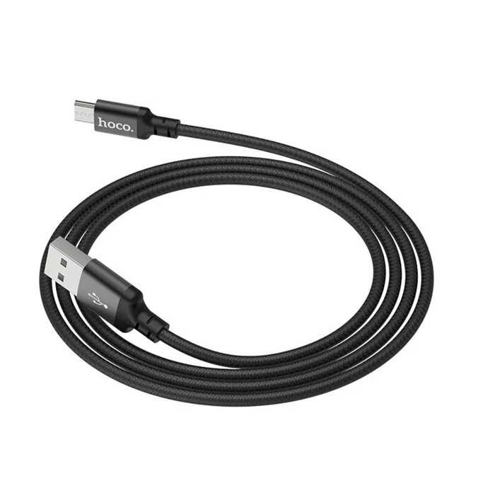 Кабель micro USB 2.0m Hoco (Black) X-14 6957531062905
