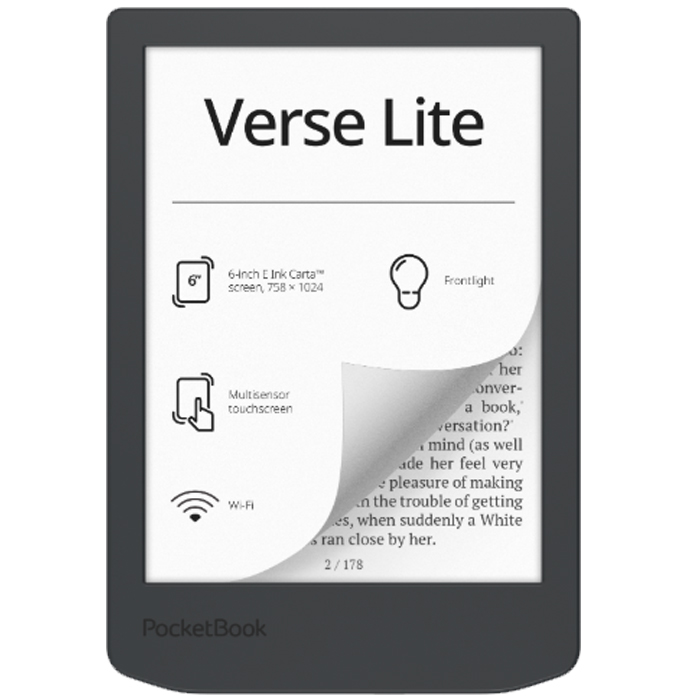 Электронная книга PocketBook 619 Verse Lite Grey (PB619-T-WW)