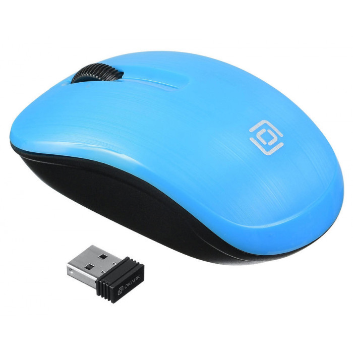 беспроводная мышь Oklick 525MW light blue