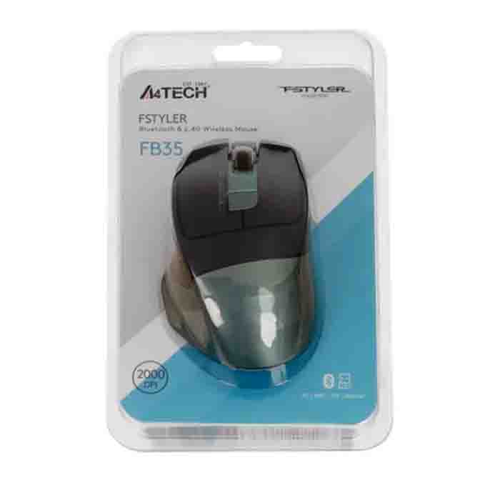 беспроводная мышь A4Tech Fstyler FB35 midnight green FB35 MIDLIGHT GREEN
