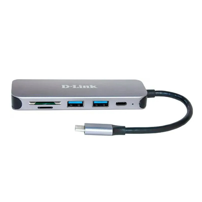 USB концентратор D-Link 5-in-1 (DUB-2325/A1A
) grey