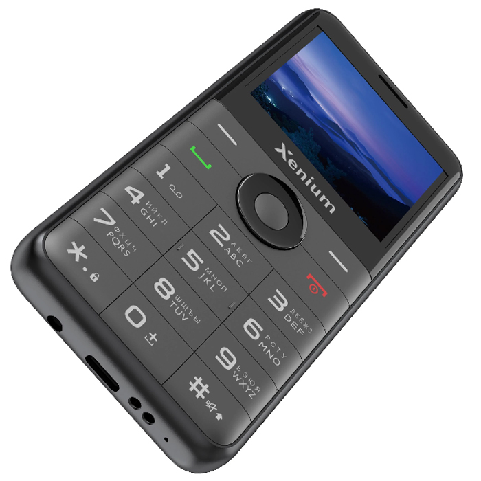 XENIUM Мобильный телефон Х700, черный 2031695