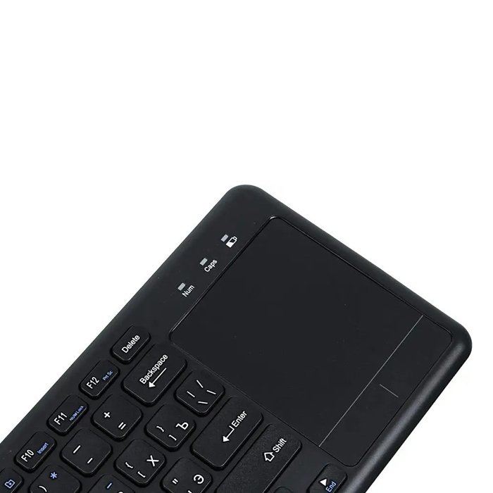 клавиатура беспроводная Oklick 830ST slim multimedia touch (Black)