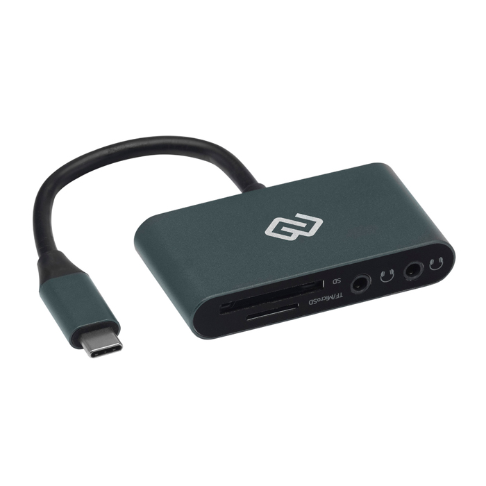 картридер Digma CR-СU2512-G
, серый