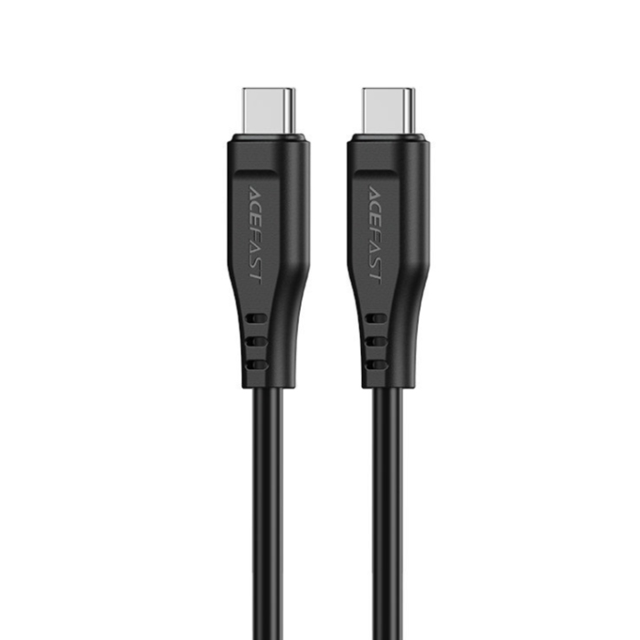 Type-C - Type-C кабель 1.2m ACEFAST C3-03 (Черный) 60W, пластик 6974316280842