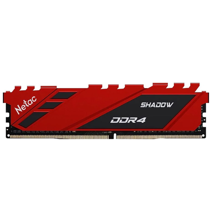 Модуль памяти DDR4 8Gb 3200MHz Netac Shadow Red C16 NTSDD4P32SP-08R