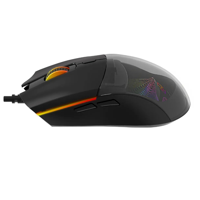 Мышь Оклик 714GM черный оптич. 7200dpi USB 6but (1620717)