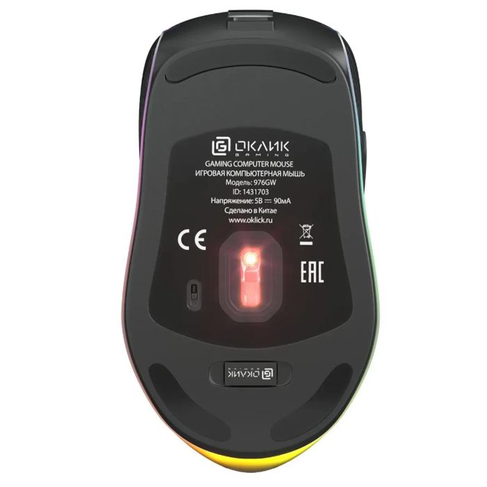 Мышь Оклик 976GW 3200dpi USB 6but (1431703)
