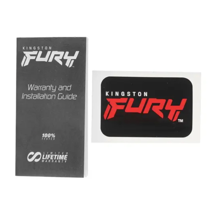 Модуль памяти DDR4 16Gb 3200MHz Kingston FURY Beast Black RGB XMP KF432C16BB12A/16