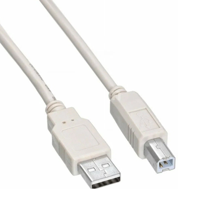 Кабель для принтера USB 2.0 A-B (printer), 1.8м серый Buro USB2.0-AM/BM