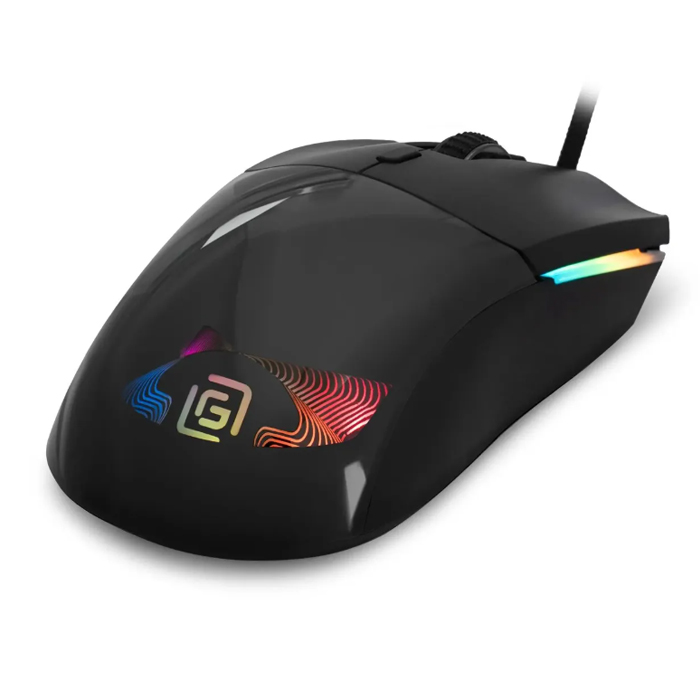 Мышь Оклик 714GM черный оптич. 7200dpi USB 6but (1620717)