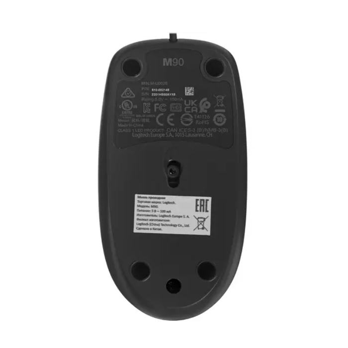 мышь USB Logitech M90 Black (910-001795)