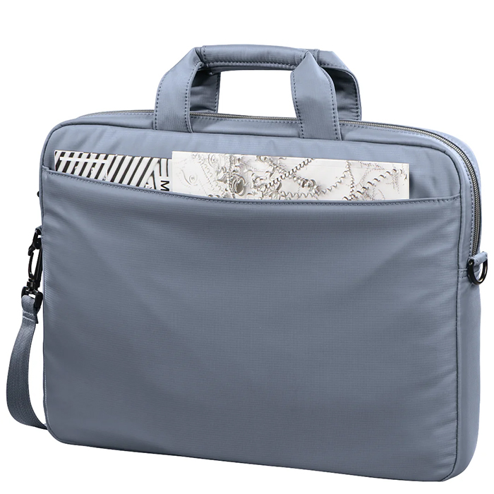 сумка для ноутбука 15,6" HamaToronto серый/голубой (00101851)