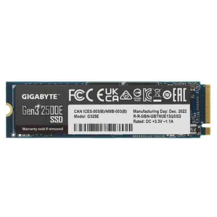 Накопитель SSD M.2 PCI-E   500Gb GigaByte GEN3 2500E (120 TBW)
