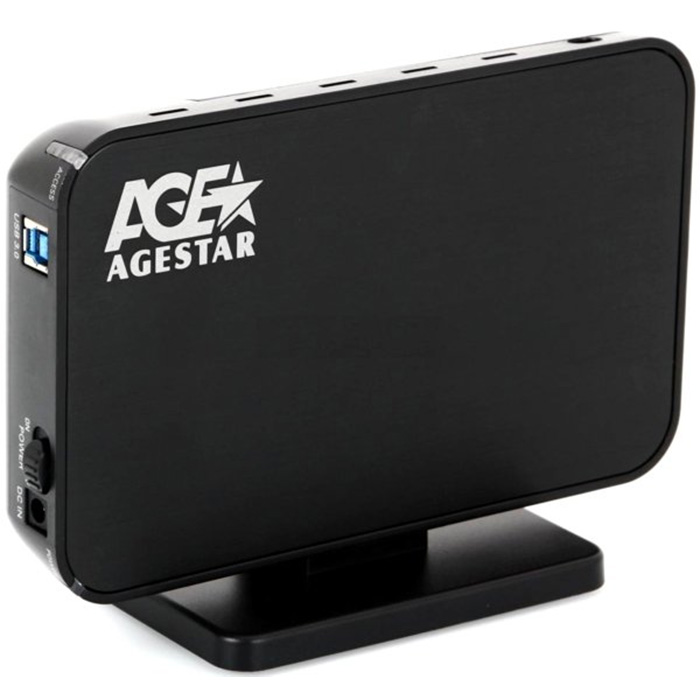 корпус для внешнего HDD 3.5" AgeStar 3UB3A8-6G Black
