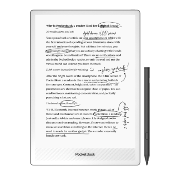 Электронная книга PocketBook InkPad One Matte Black (PB1030-8-WW)