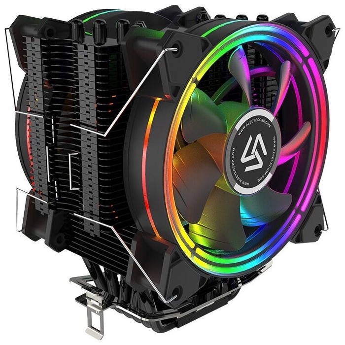 Кулер для процессора ALSEYE H120D черный/RGB