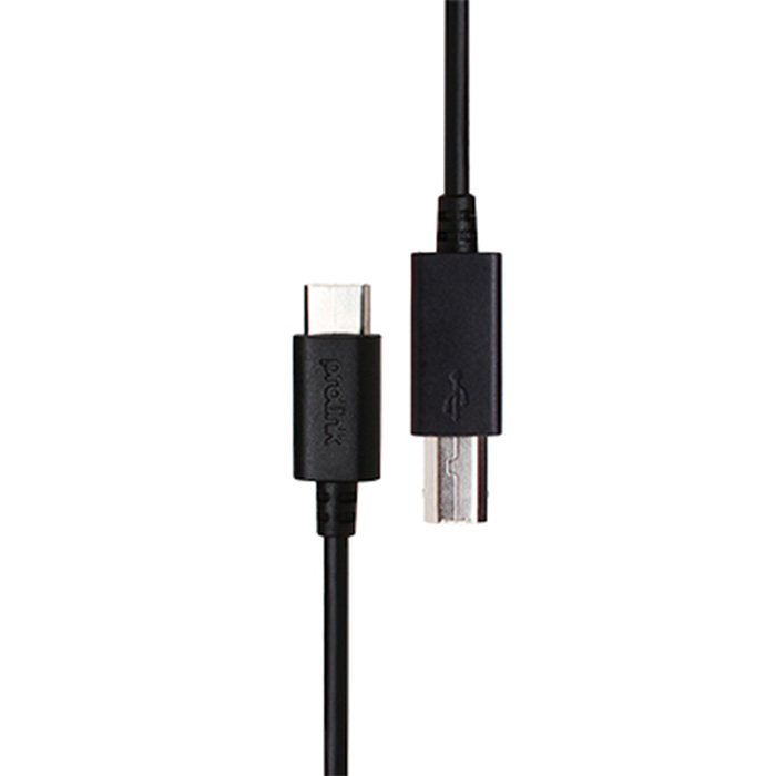 Кабель для принтера Prolink USB 2.0 type C - B (M) (printer), 1м (PB482-0100)